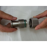 Gas tube coupling